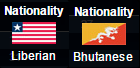 Nationalities you rarely find-liberia-bhutan.png